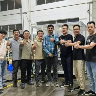 Tesla India Customer Acceptance #AutomaticSilverSpotWelding Tesla India Customer Acceptance #AutomaticSilverSpotWelding
